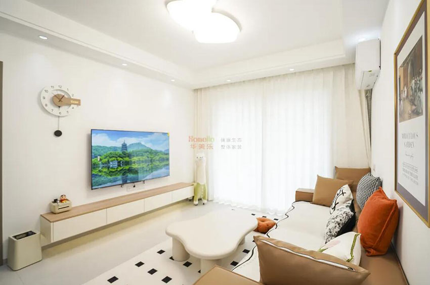 “窮裝”反而更高級？全屋淺色+無主燈，鄰居直呼想抄作業(yè)！